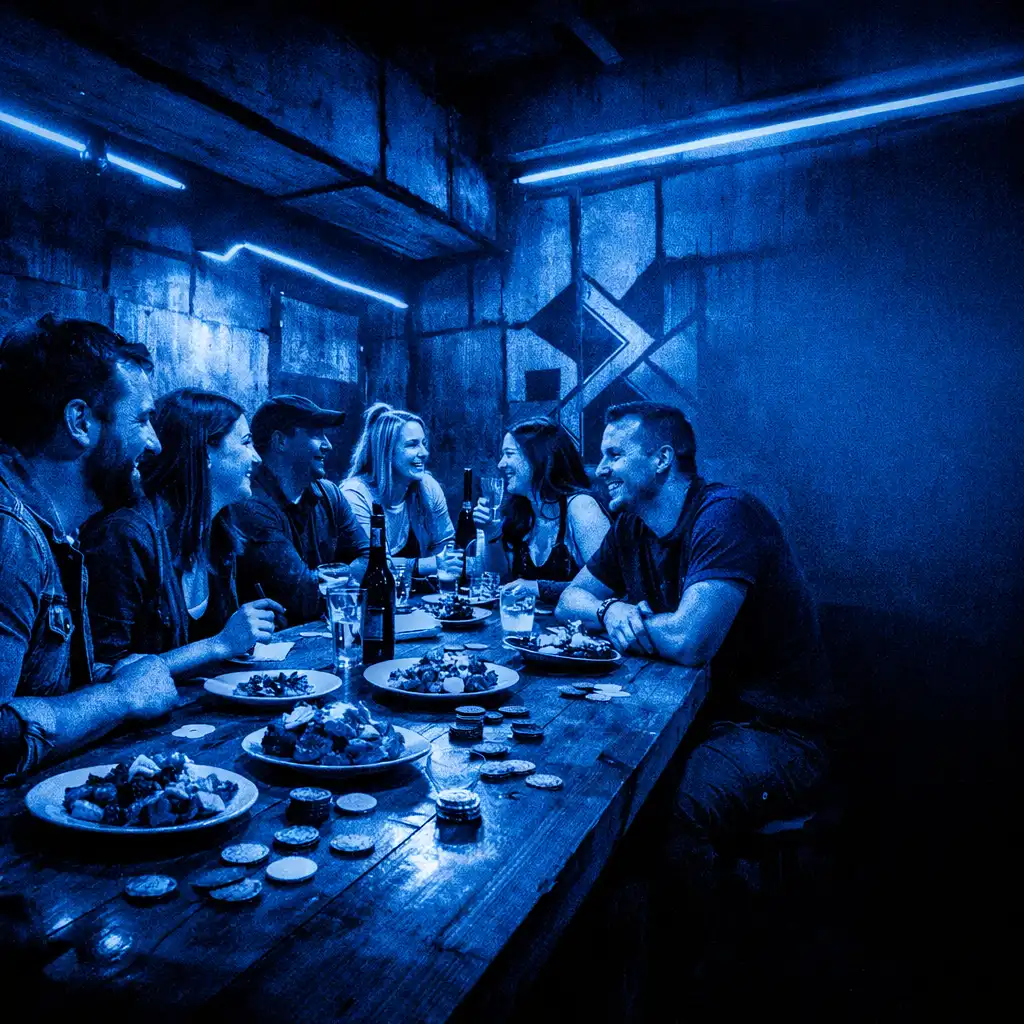 Blackjack a večera